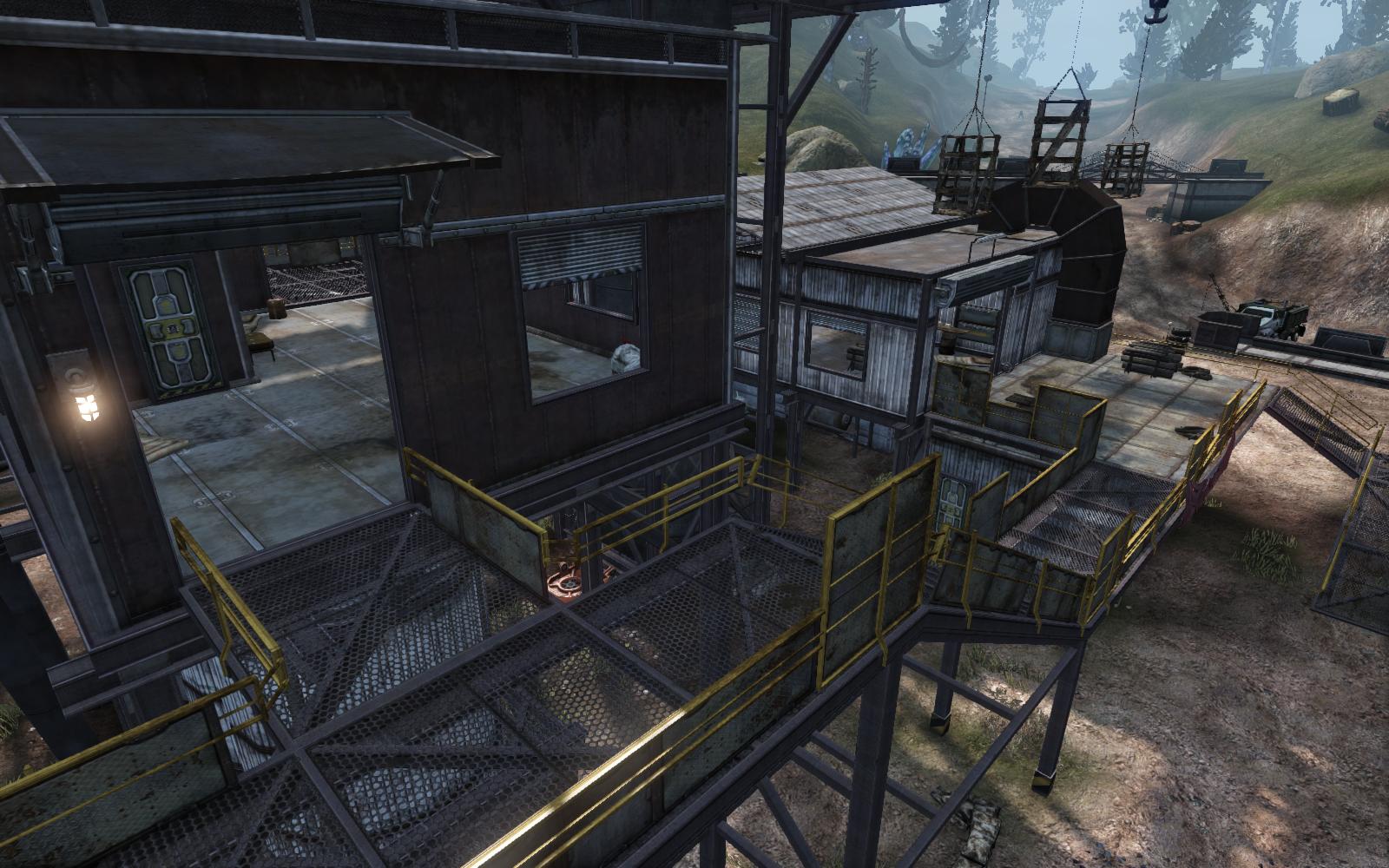 Connected exterior platforms