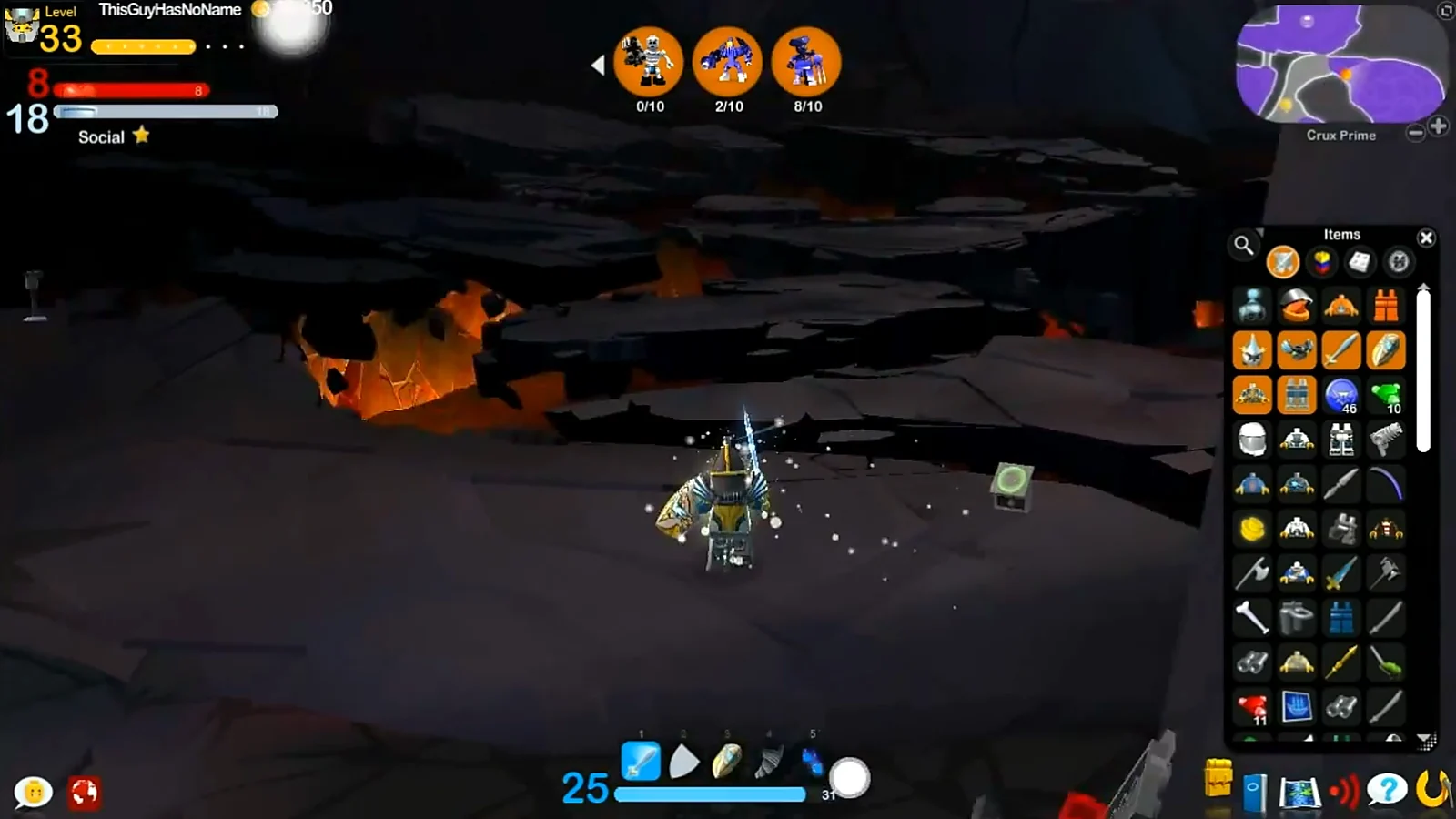 LEGO Universe Crux Prime cave